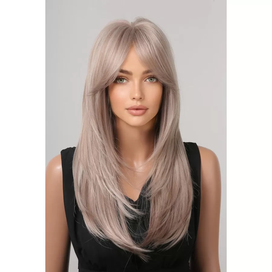 13*1" Full-Machine Wigs Synthetic Long Straight 22"