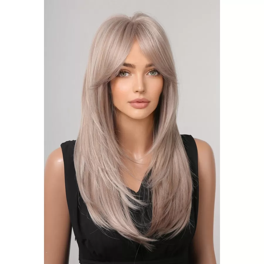 13*1" Full-Machine Wigs Synthetic Long Straight 22"