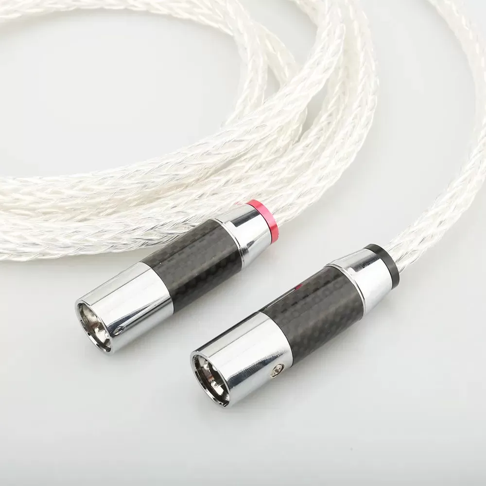 1Pair Occ Silver Plated Xlr Audio Cable Balance Cable Rca Male To Xlr Male Female Connector Audio Ca