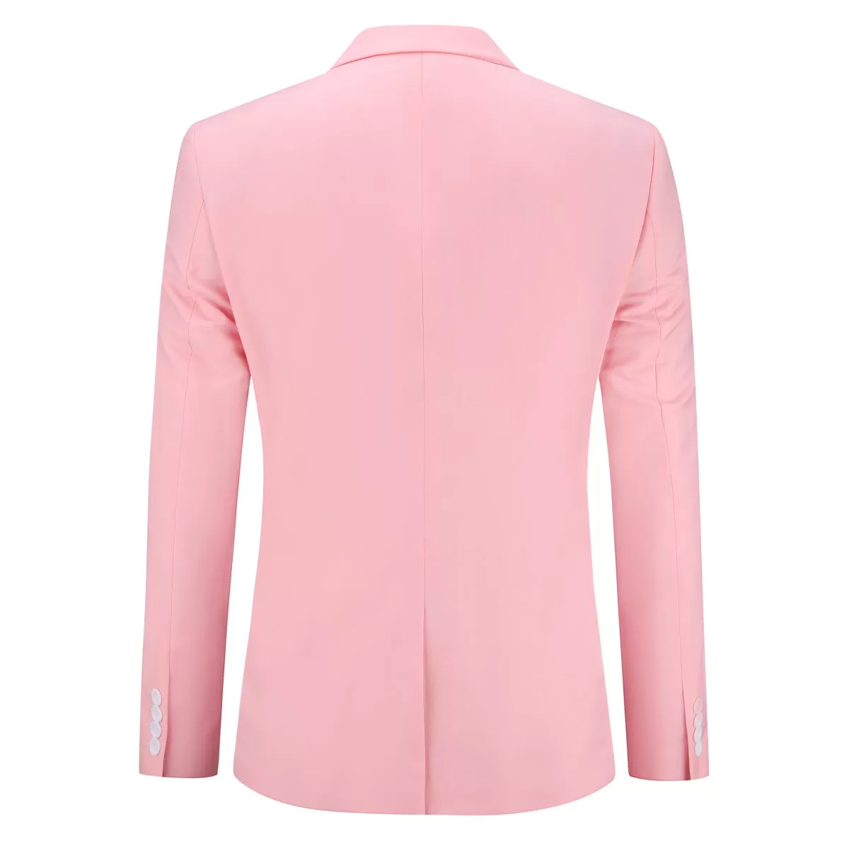 2-Piece Slim Fit Simple Designed Pink Suit