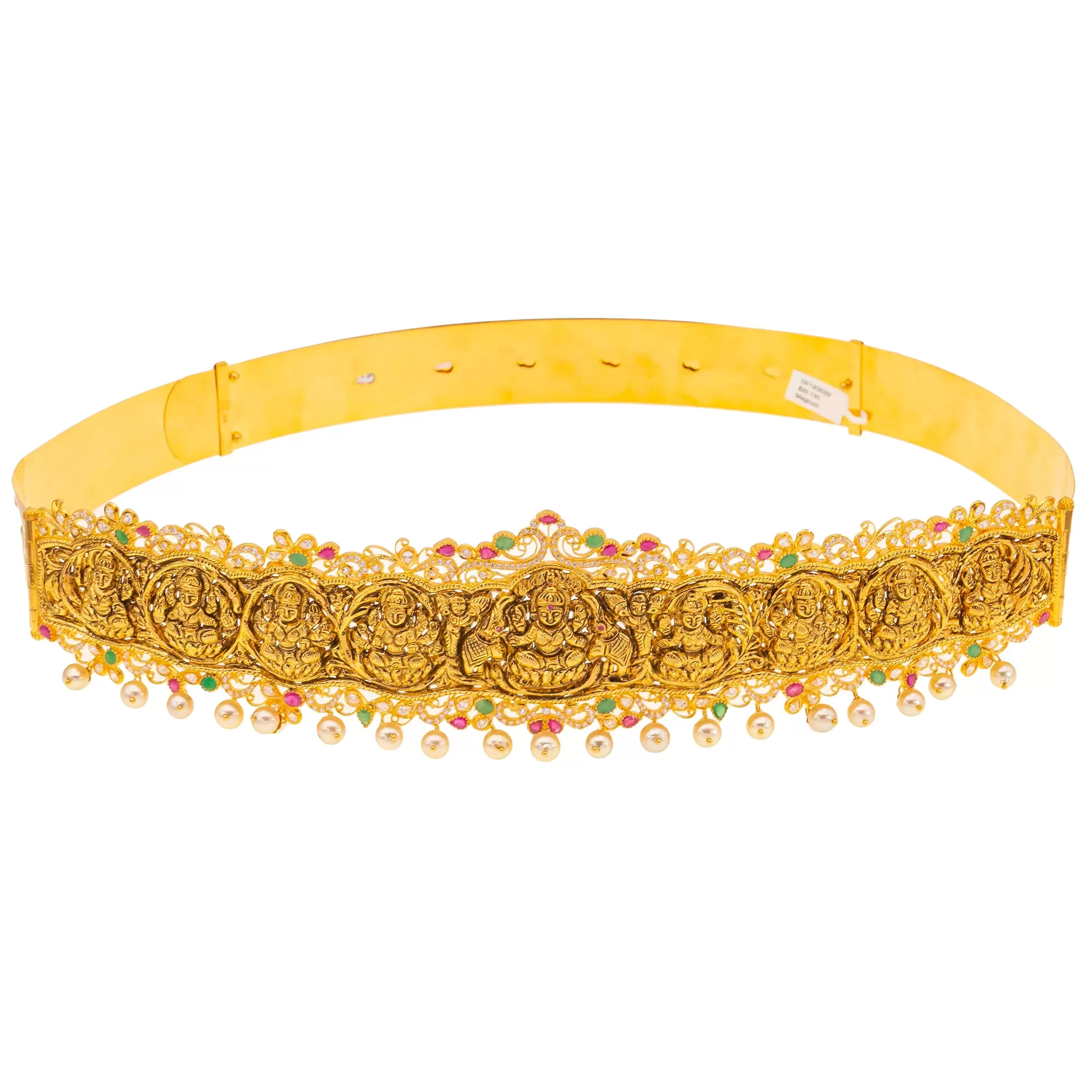 22K Yellow Gold Laxmi Vaddanam Belt (231.3gm)