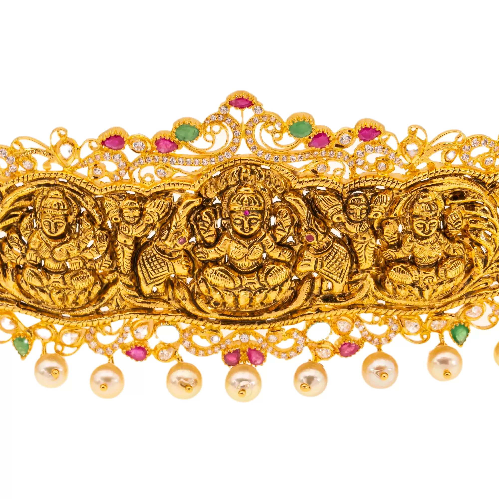 22K Yellow Gold Laxmi Vaddanam Belt (231.3gm)