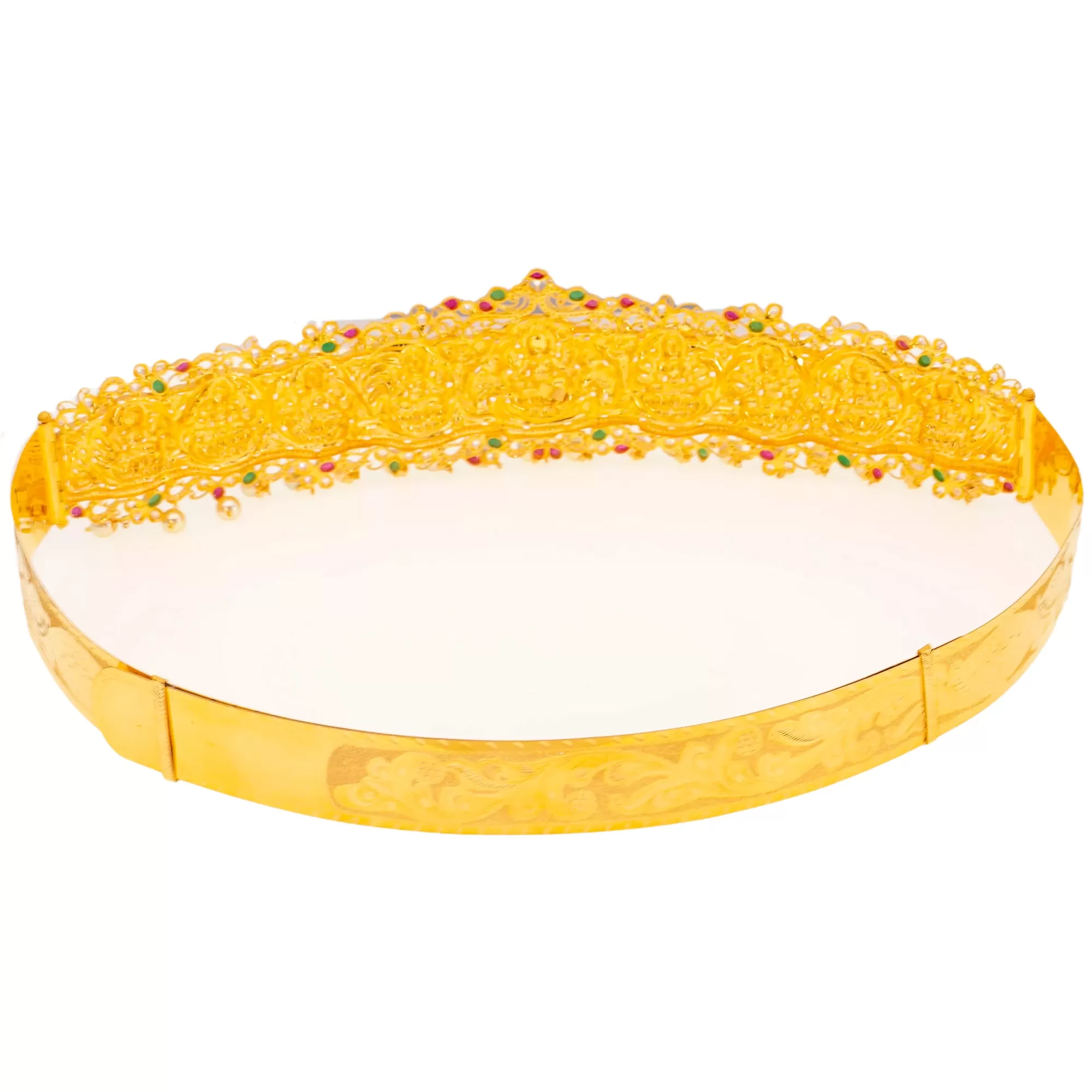 22K Yellow Gold Laxmi Vaddanam Belt (231.3gm)