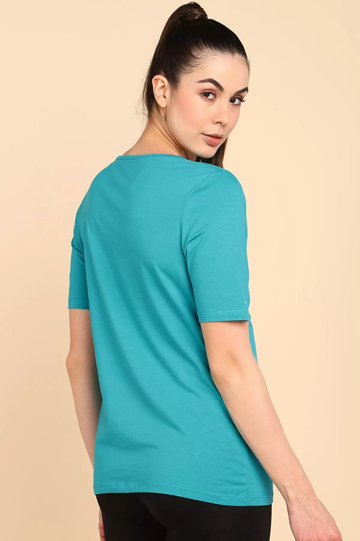 247 Zactive™ Sea Green Zipless Maternity Feeding Top