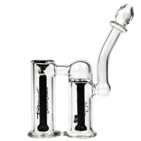 6 Cheech & Chong Clyde Double Chamber Bubbler