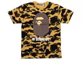 A Bathing Ape 1st Camo by Bathing Ape Tee in Yellow