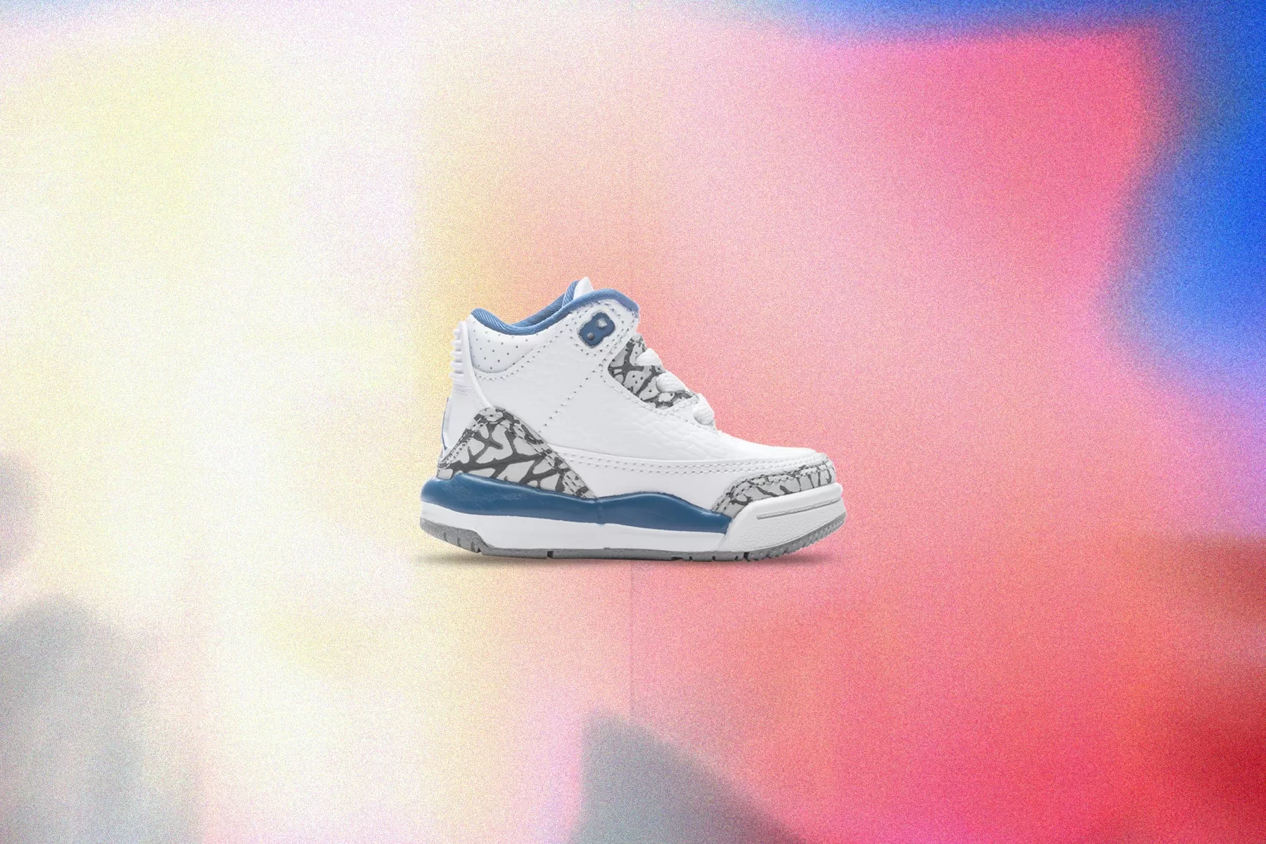 Air Jordan 3 Retro (TD) True Blue and Copper - White/Metallic Copper/True Blue