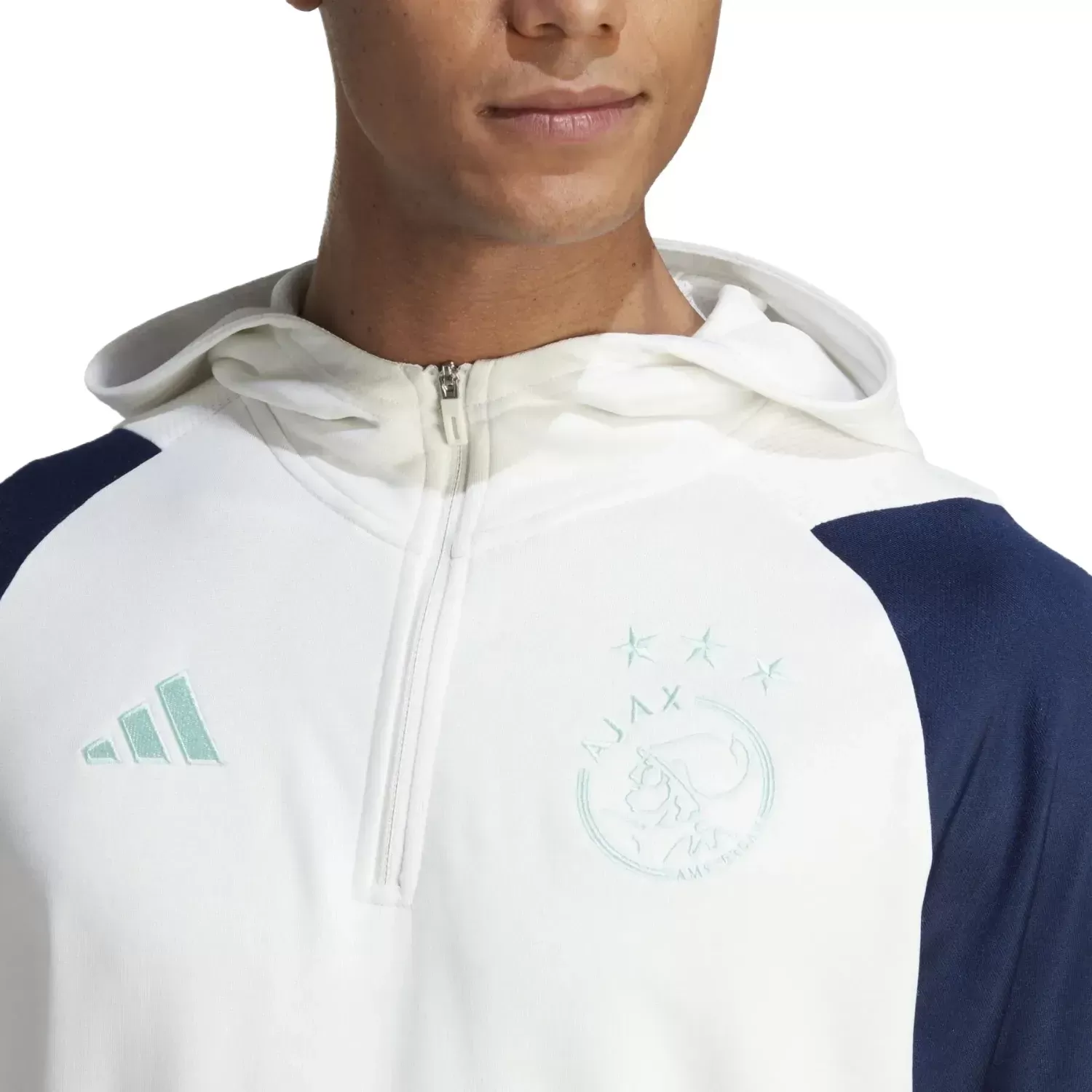 Ajax Amsterdam hooded training technical tracksuit 2023/24 - Adidas