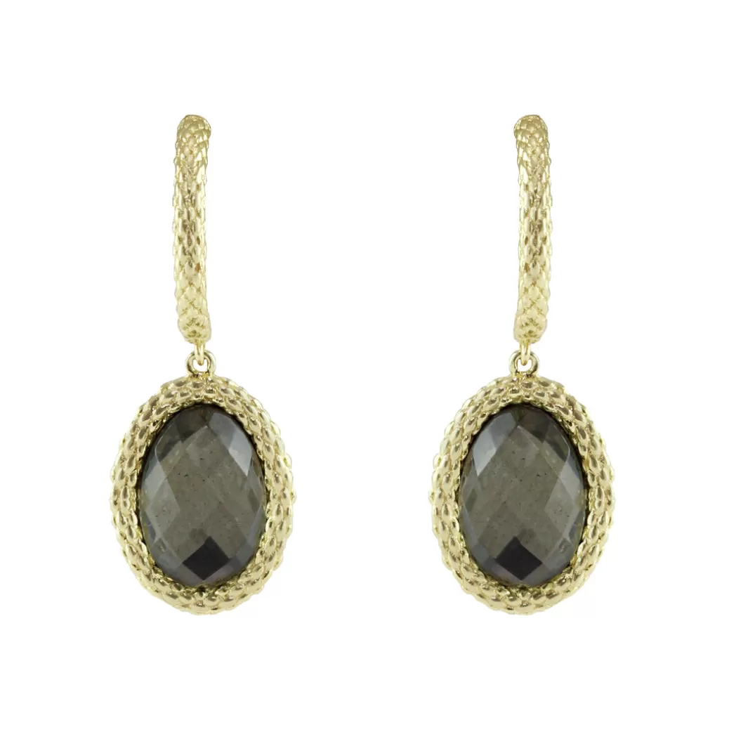 Anika Texture Drop Earrings