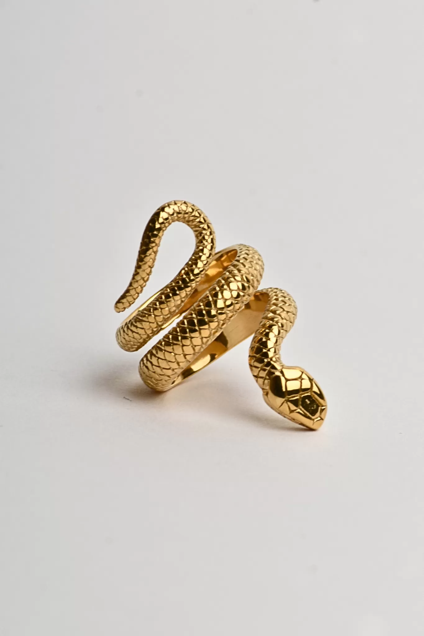 Anillo Serpiente Dorado