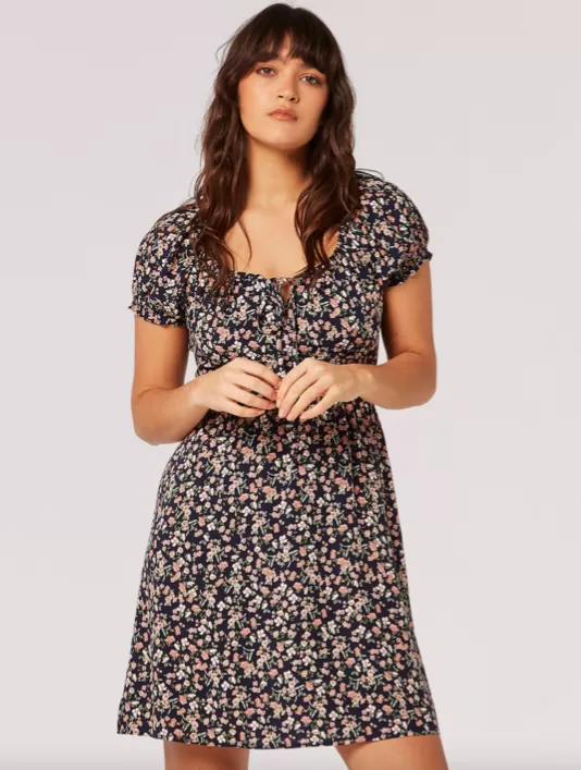 AP - Garden floral mini dress