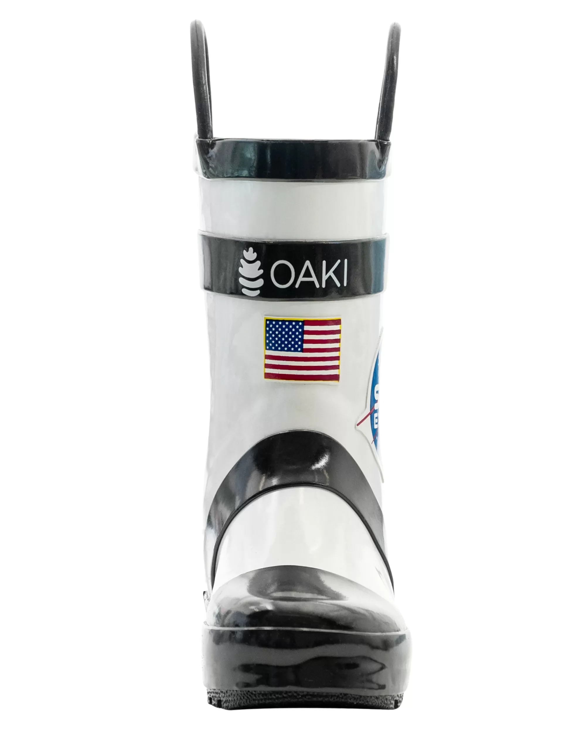 Astronaut Loop Handle Rubber Rain Boots