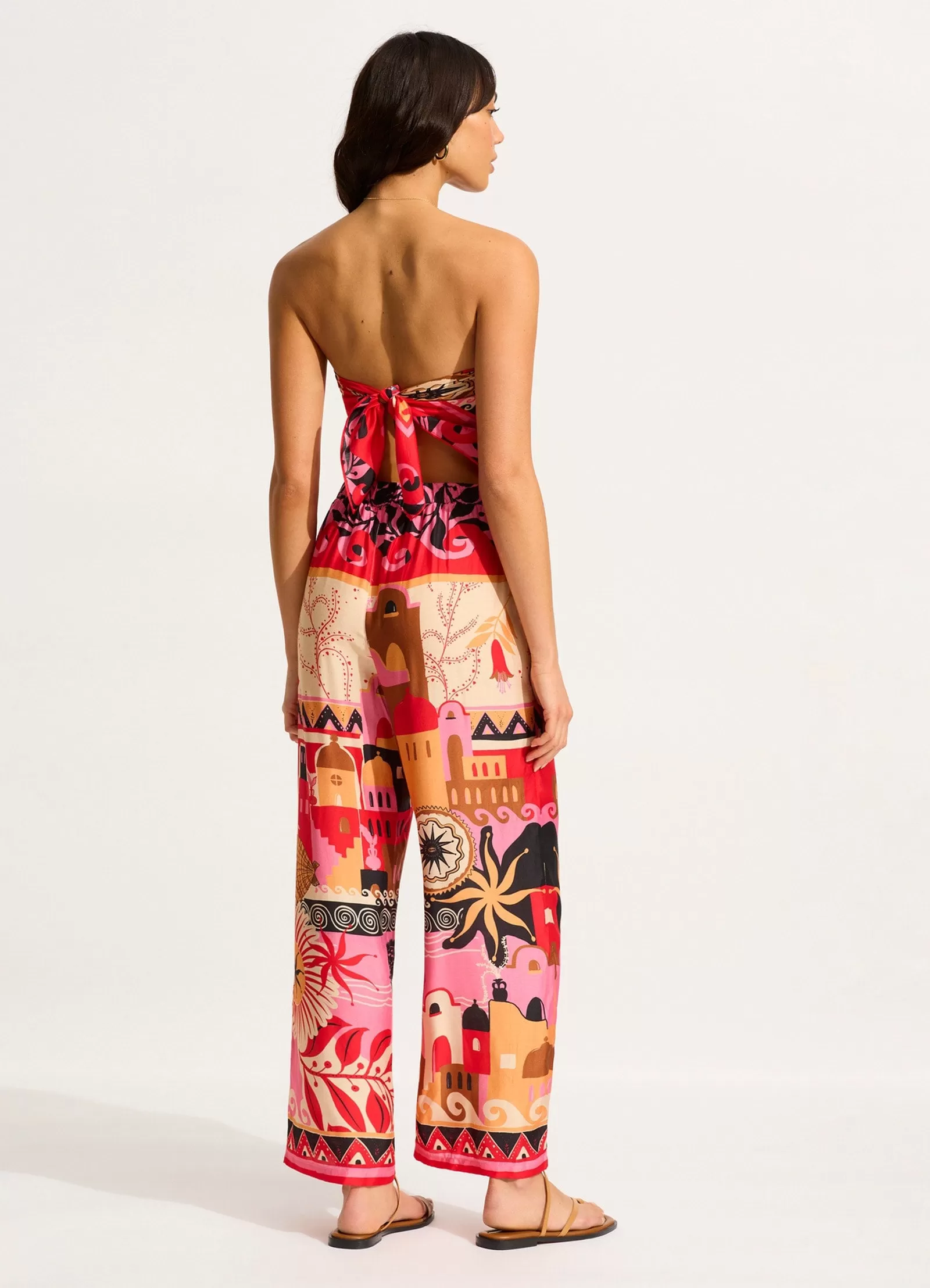 Atlantis Wide Leg Pant - Paradise Pink