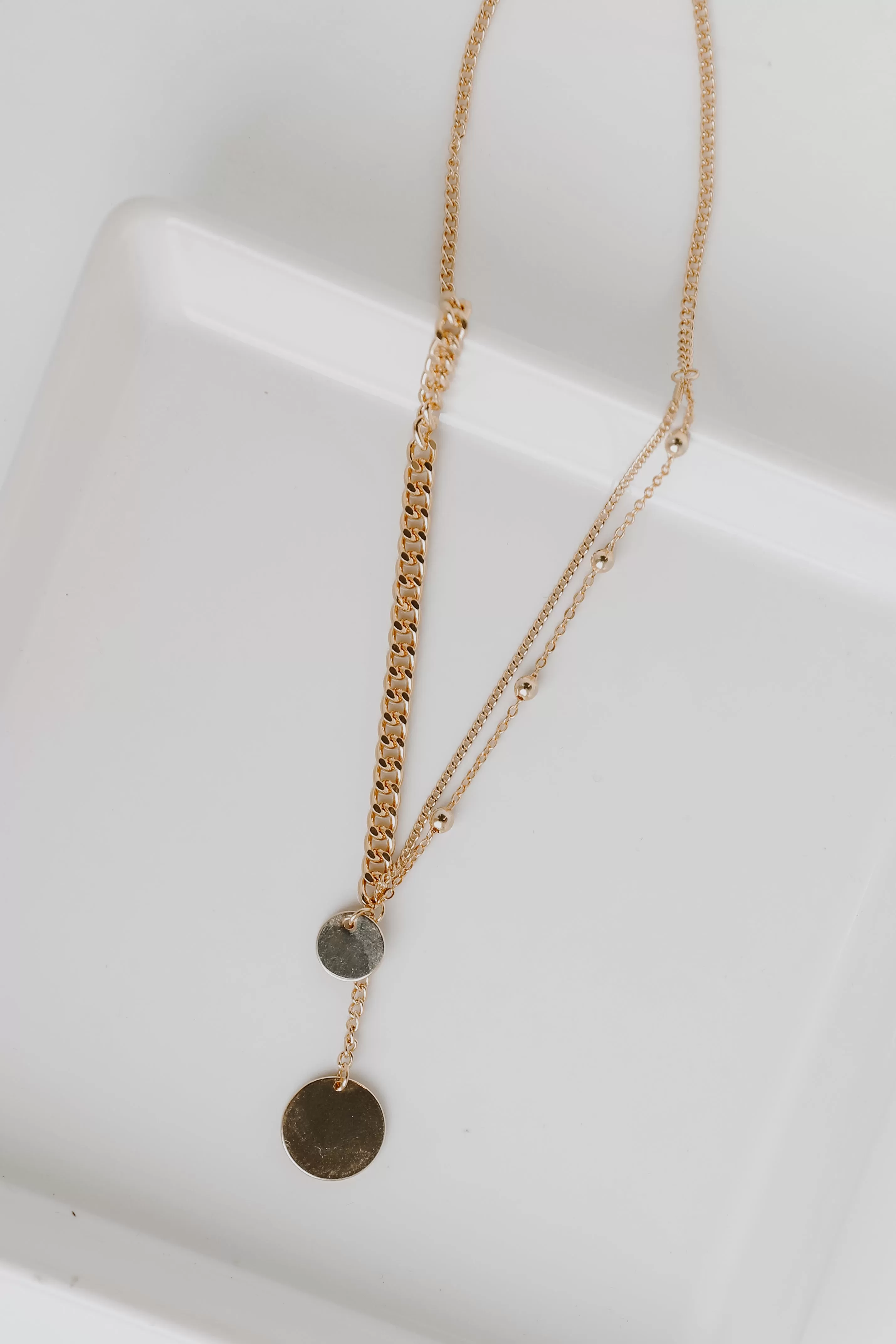 Audrey Gold Chain Layered Necklace