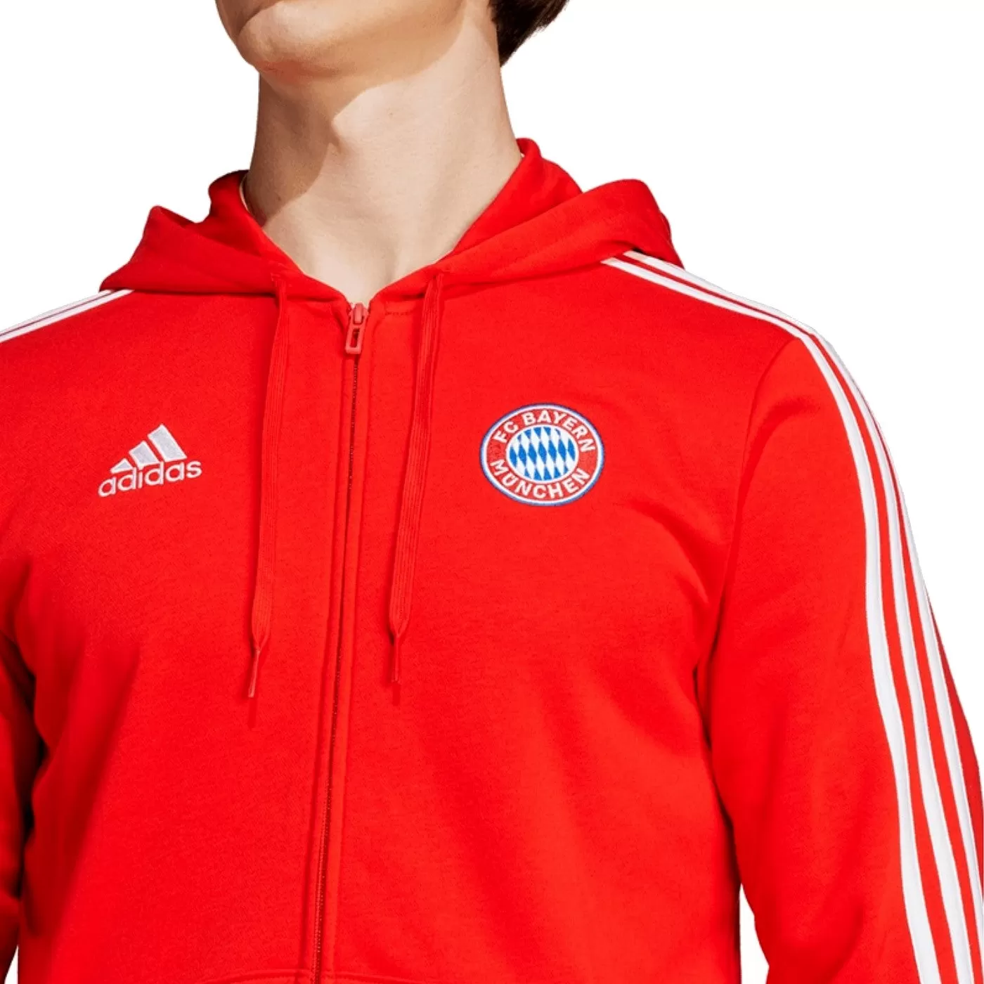 Bayern Munich Casual 3S hooded presentation tracksuit 2023/24 - Adidas