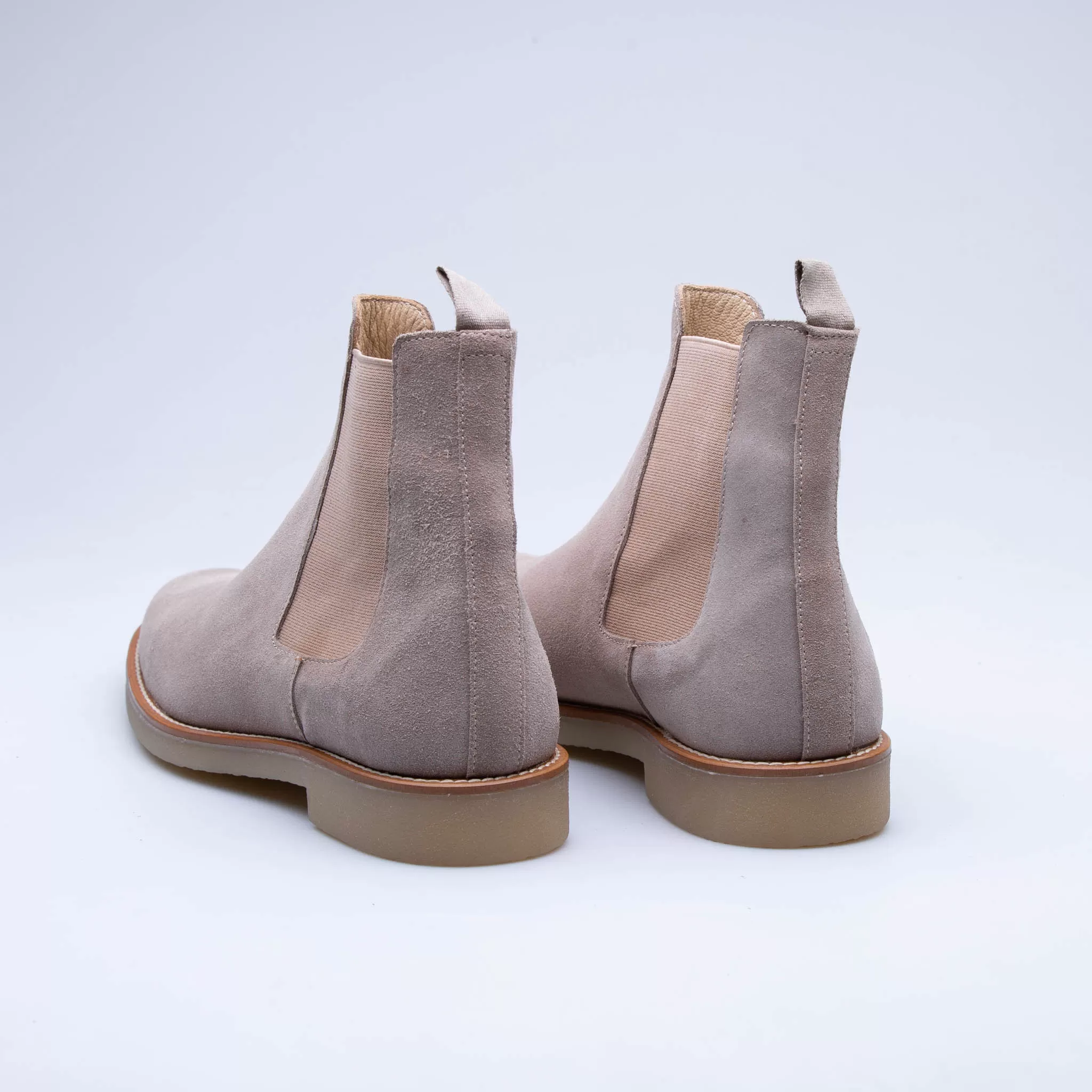 Beige Care Chelsea Boots