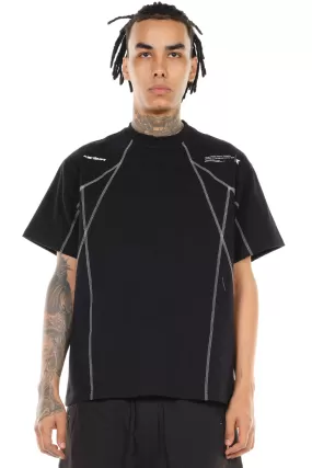 Black Angle Stitch T-shirt