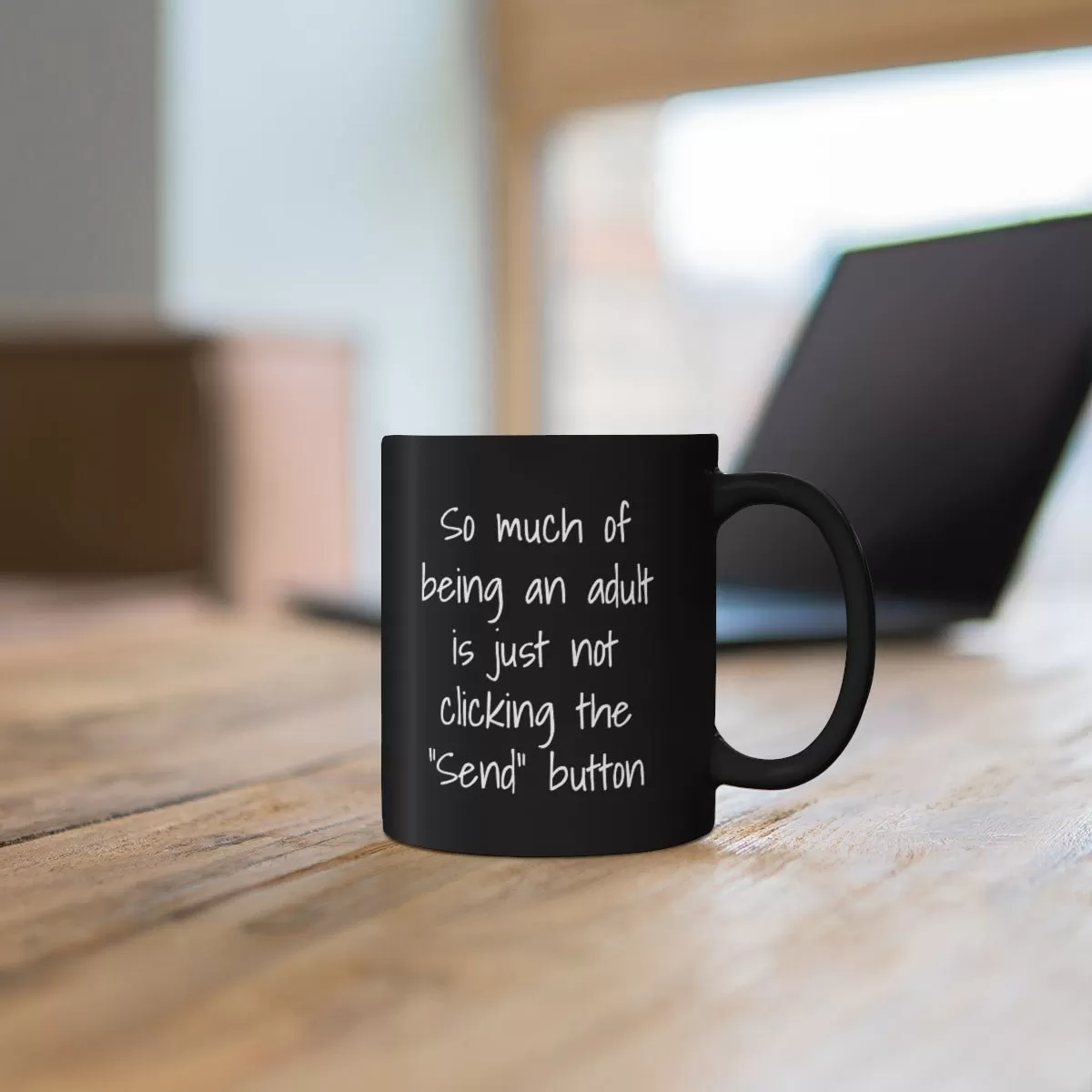 Black Coffee Mug - Adult