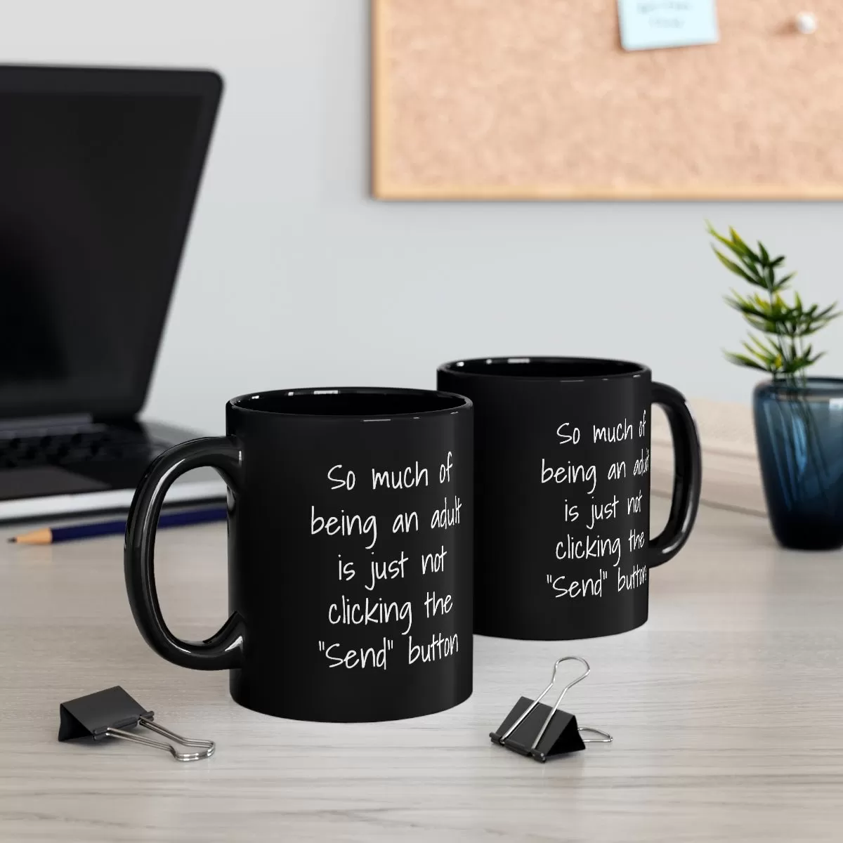 Black Coffee Mug - Adult