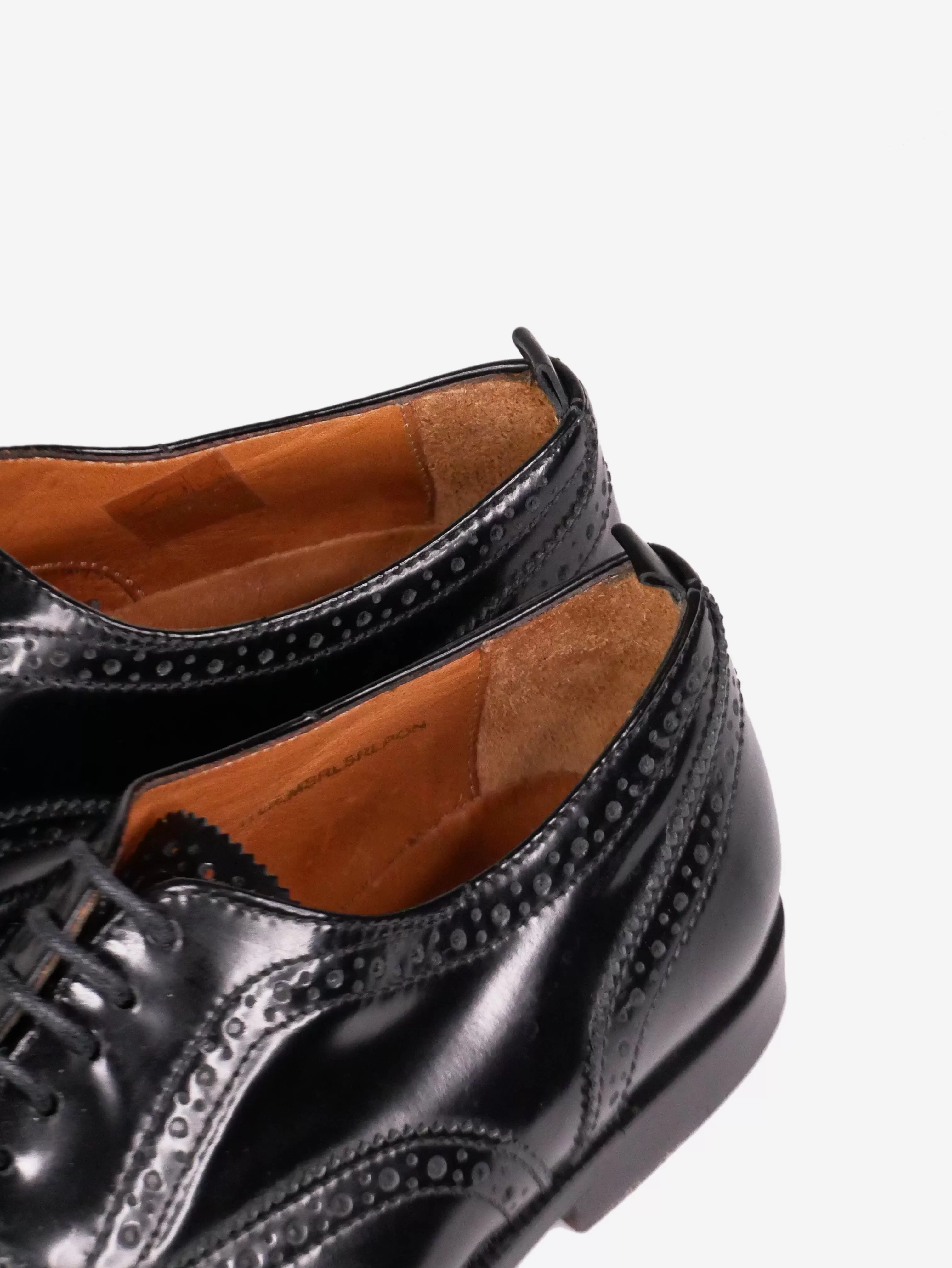 Black lace up brogues - size EU 35