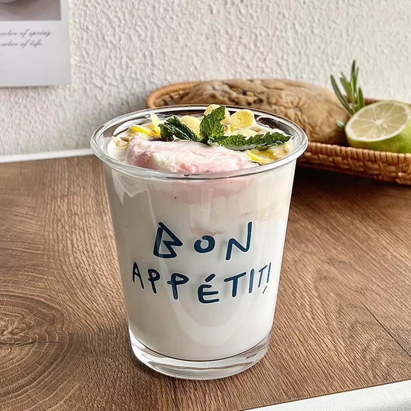 Bon Appétit Glass Cup