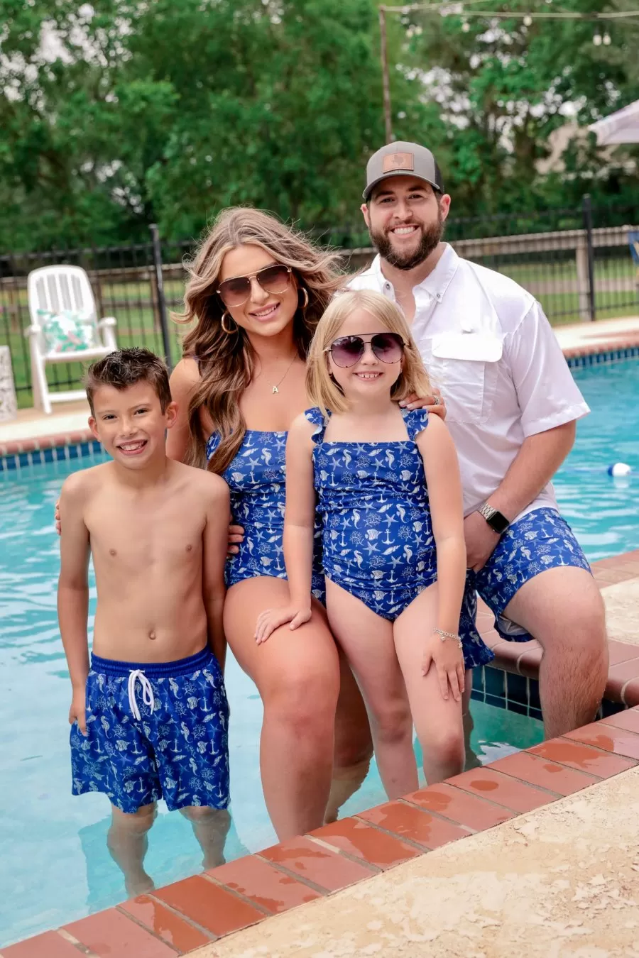 Boys Sailing Away Swim Trunks