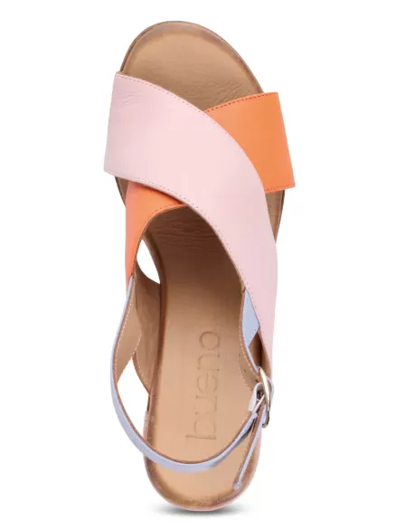 Buenos Natasha Sandals | Pale Pink Multi