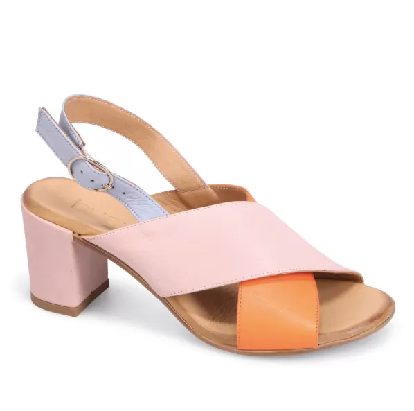 Buenos Natasha Sandals | Pale Pink Multi