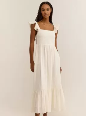 Calypso Midi Dress - Off White