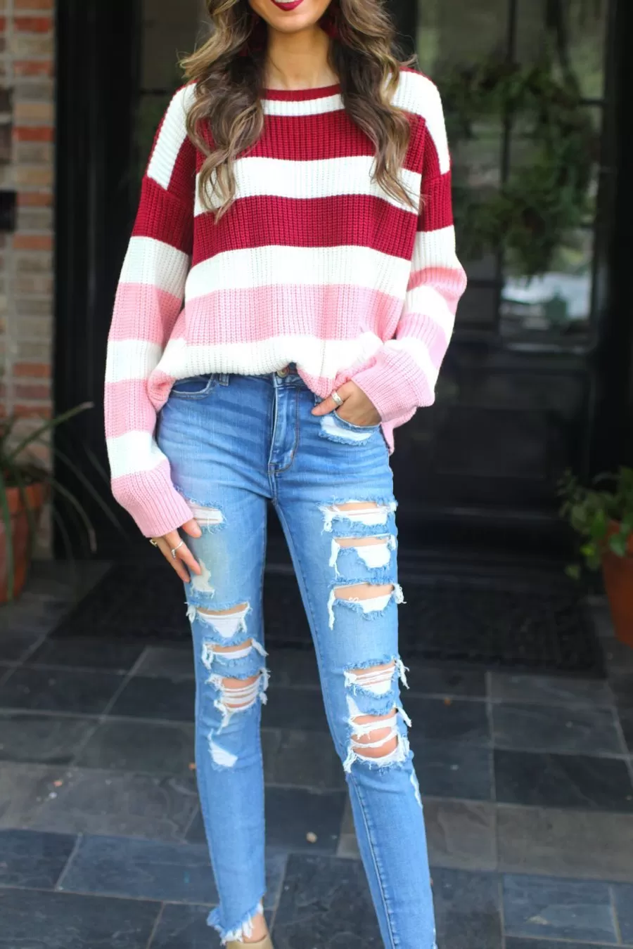 Carrie Colorblock Sweater