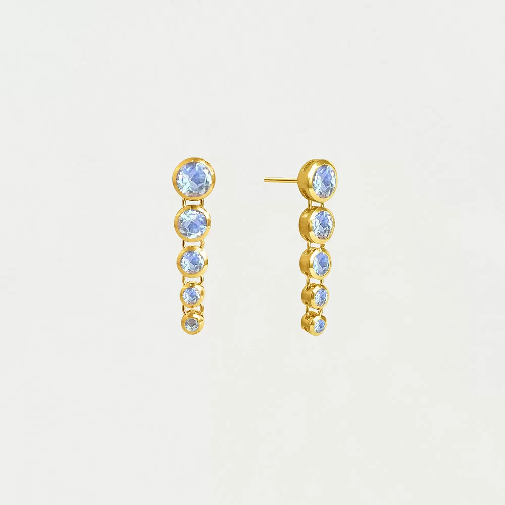 Cascade Statement Drop Earrings