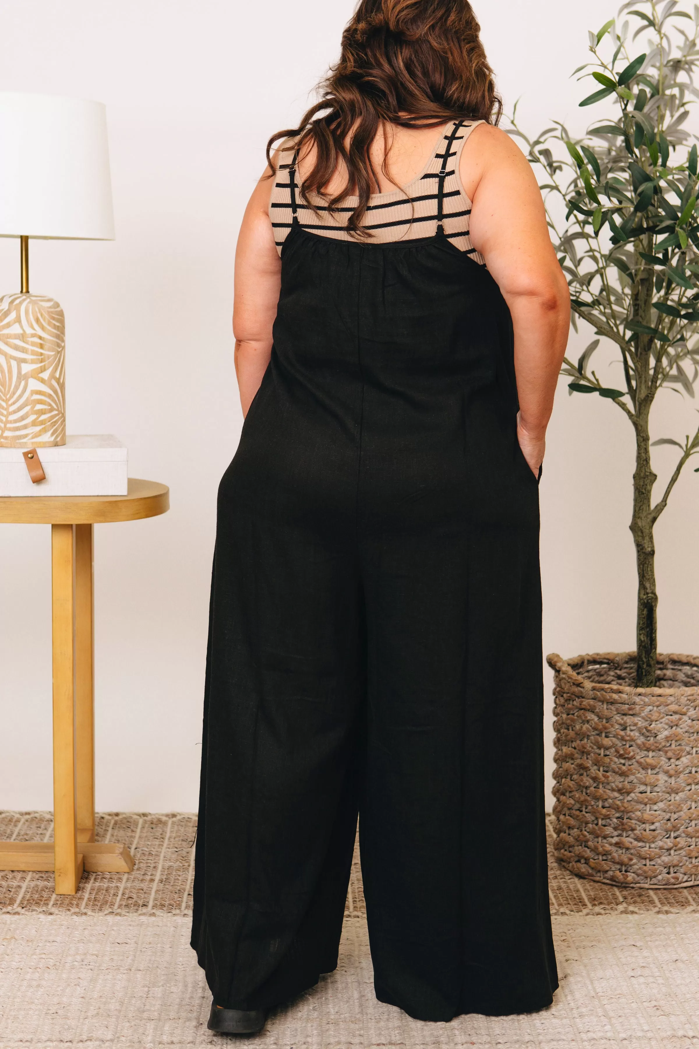 Casual Wide Leg Jumpsuit (S-3XL)