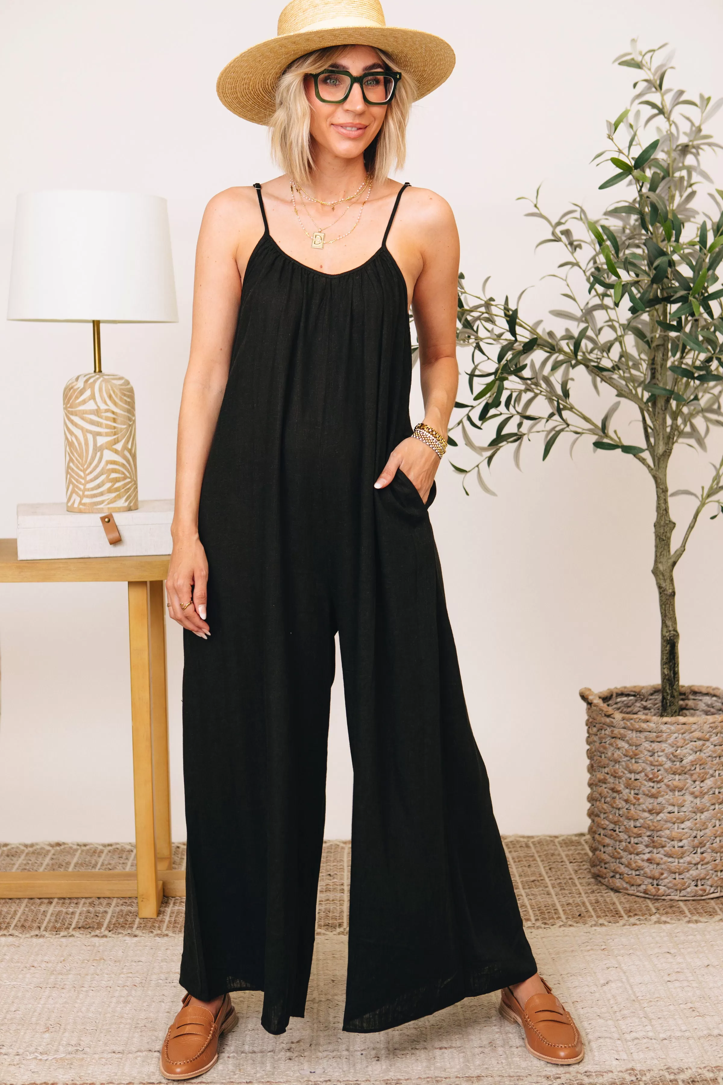 Casual Wide Leg Jumpsuit (S-3XL)