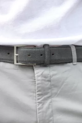 Ceinture César en croûte de velours - Anthra