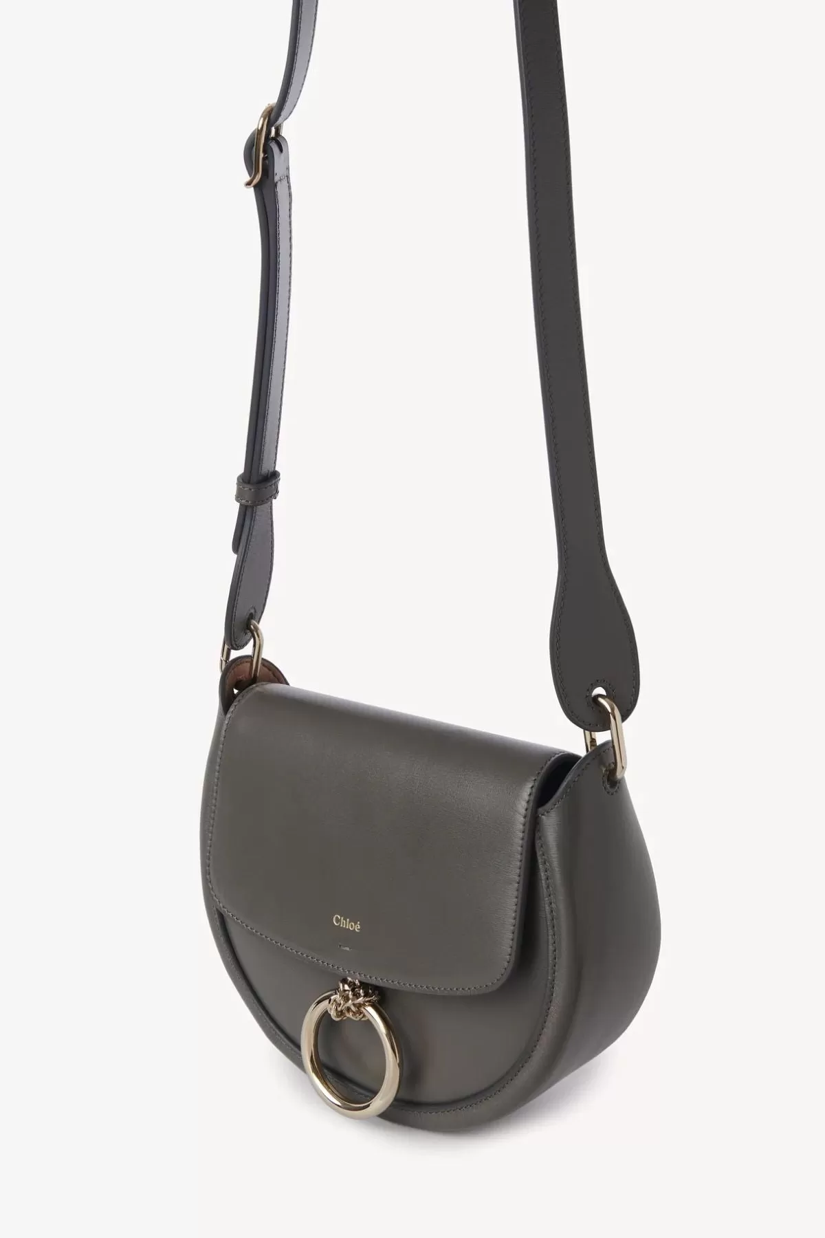 Chloé Arléne Crossbody Bag - Elephant Grey