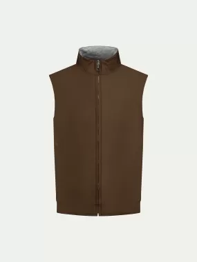 Chocolate Reversible Resort Body Warmer