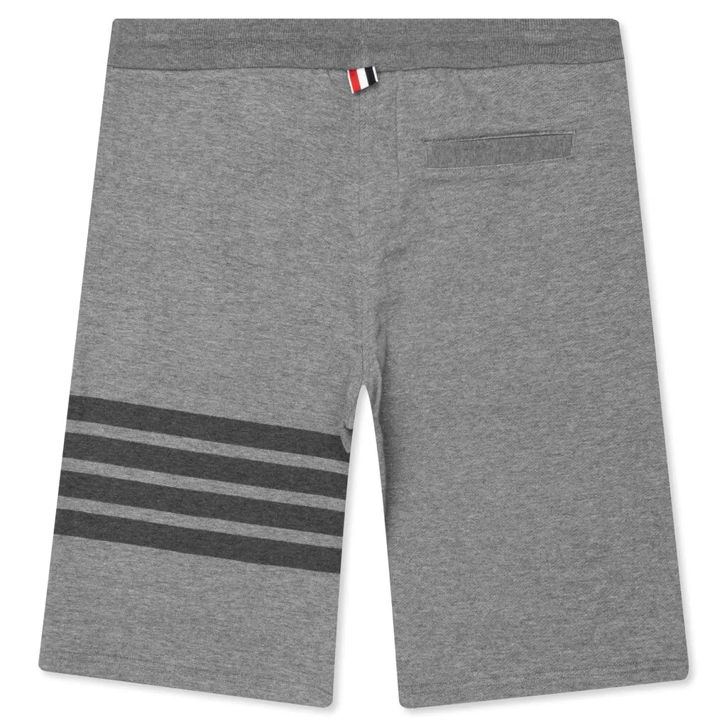 Classic Tonal 4 Bar Sweat Shorts - Medium Grey