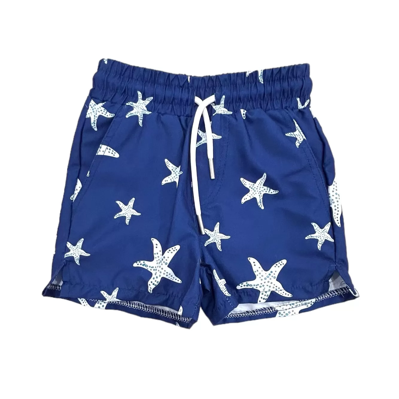 Compression Swim Shorts - Navy Starfish