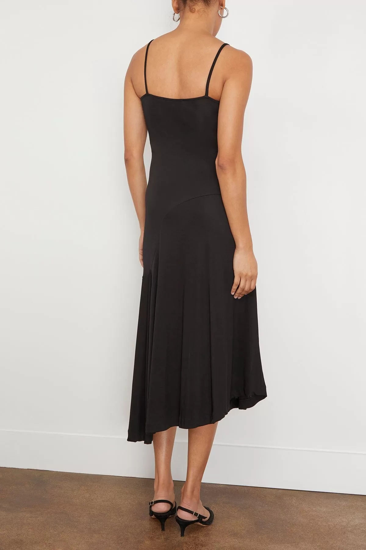 Contour Seam Dress in Black