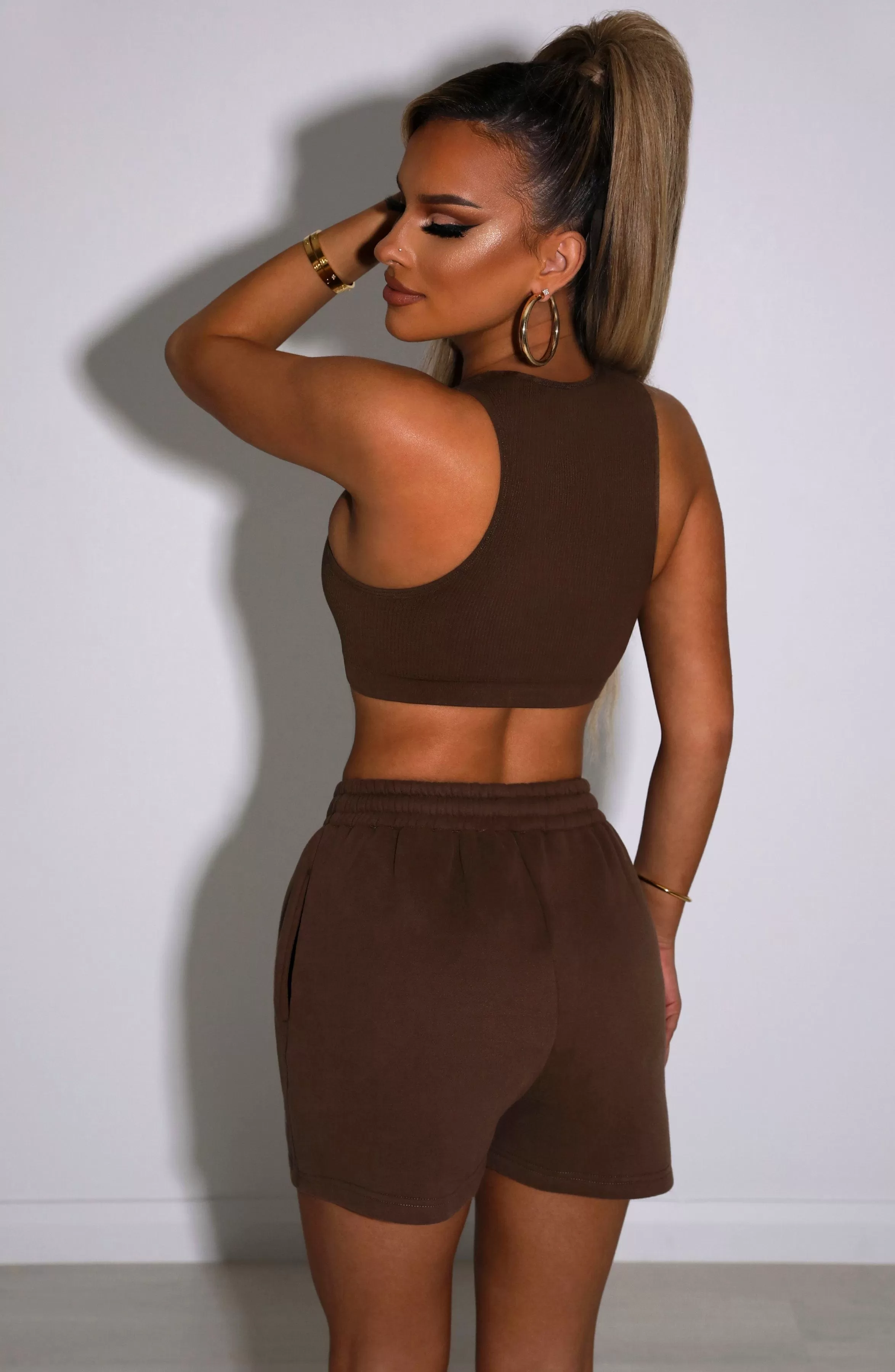 Cora Luxe Shorts - Chocolate