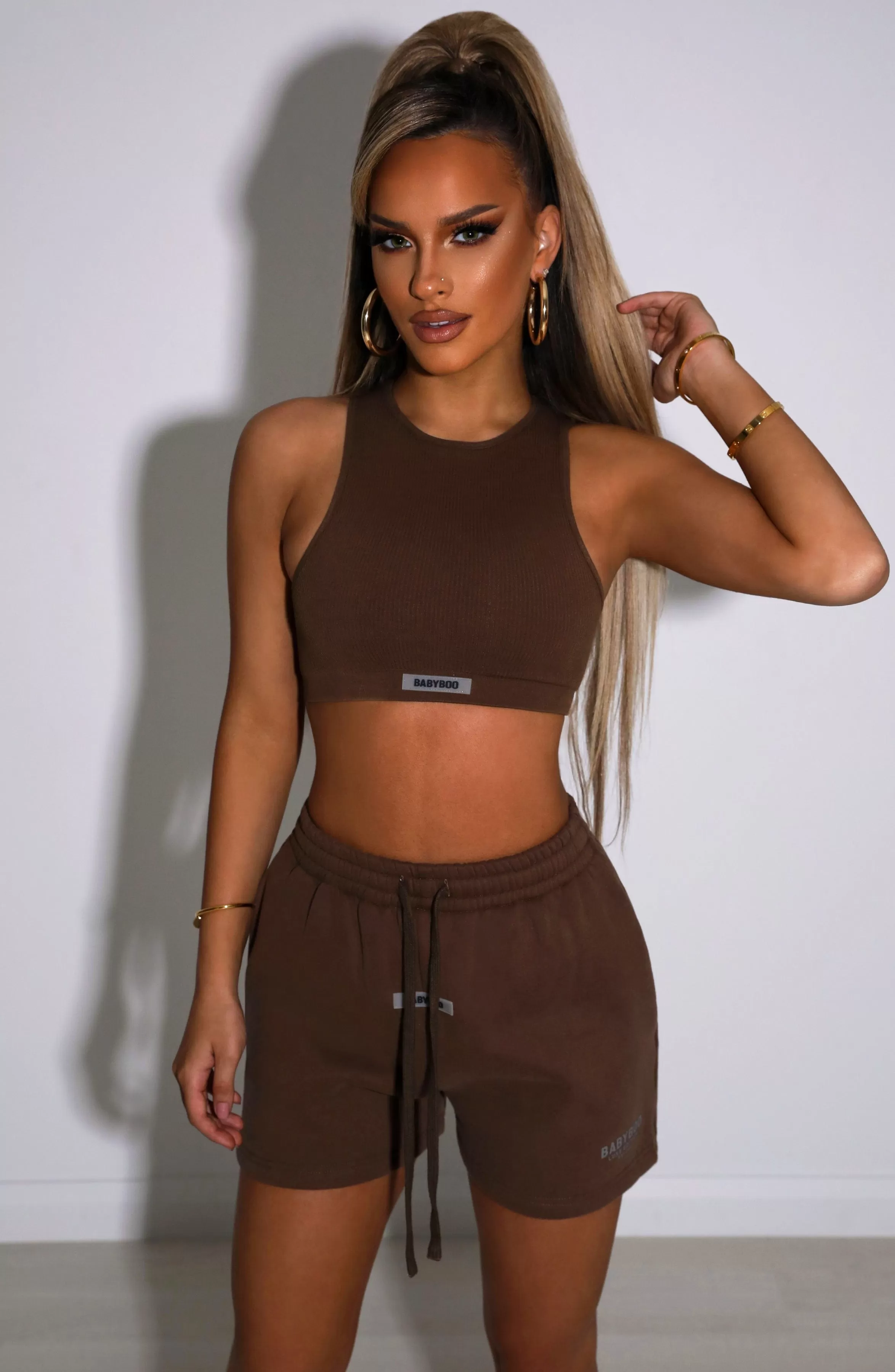 Cora Luxe Shorts - Chocolate