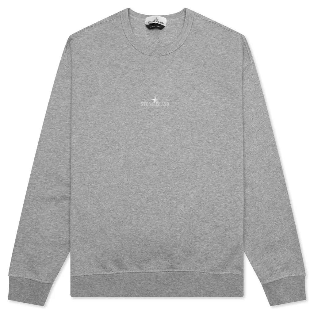 Crewneck Sweatshirt - Melange Grey