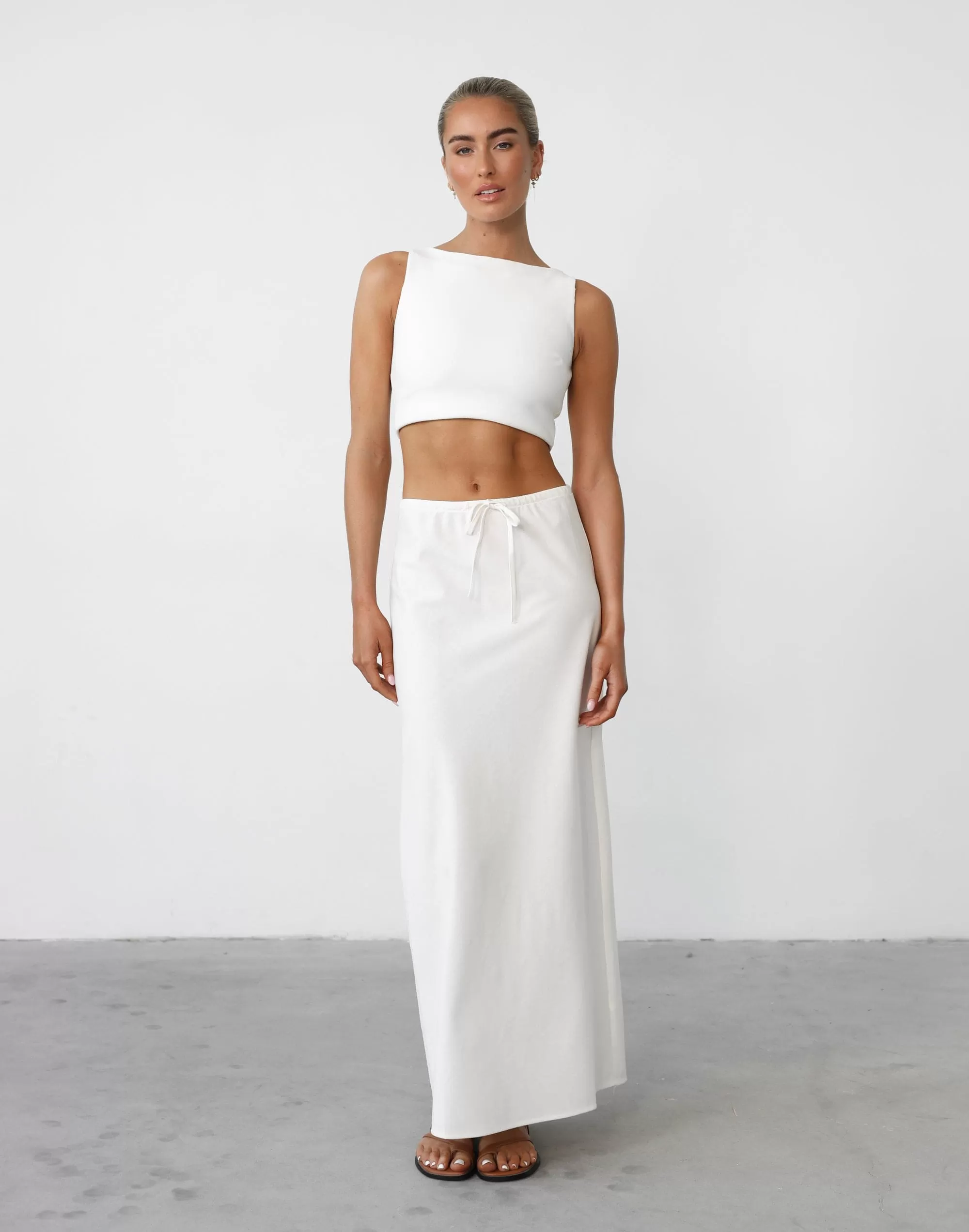 Darna Maxi Skirt (White)