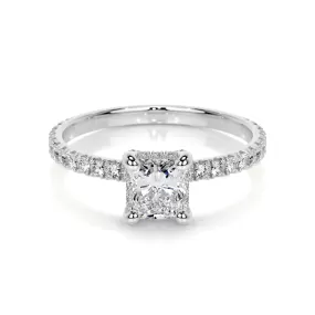 Deborah Lab Grown Diamond Ring -18K White Gold