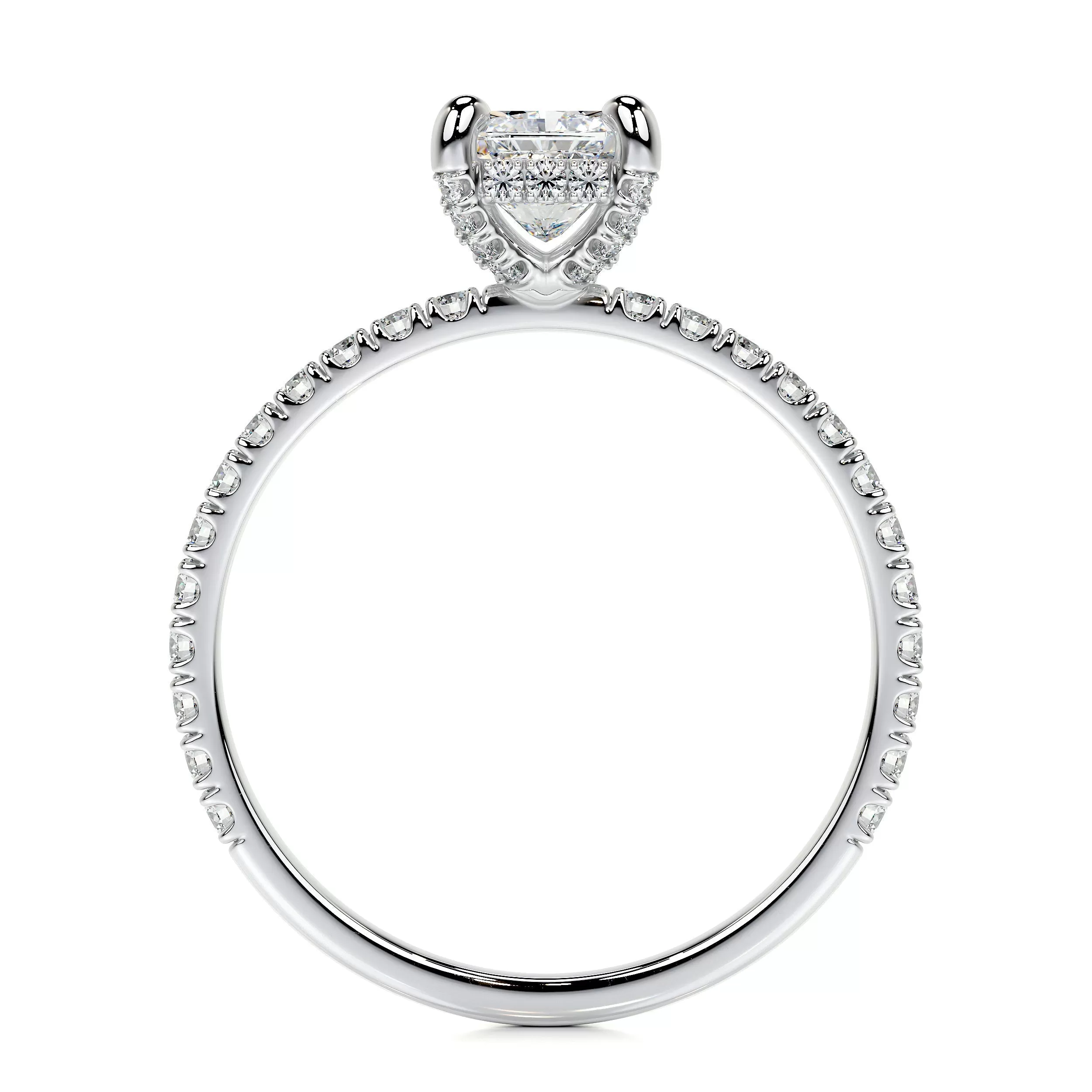 Deborah Lab Grown Diamond Ring -18K White Gold