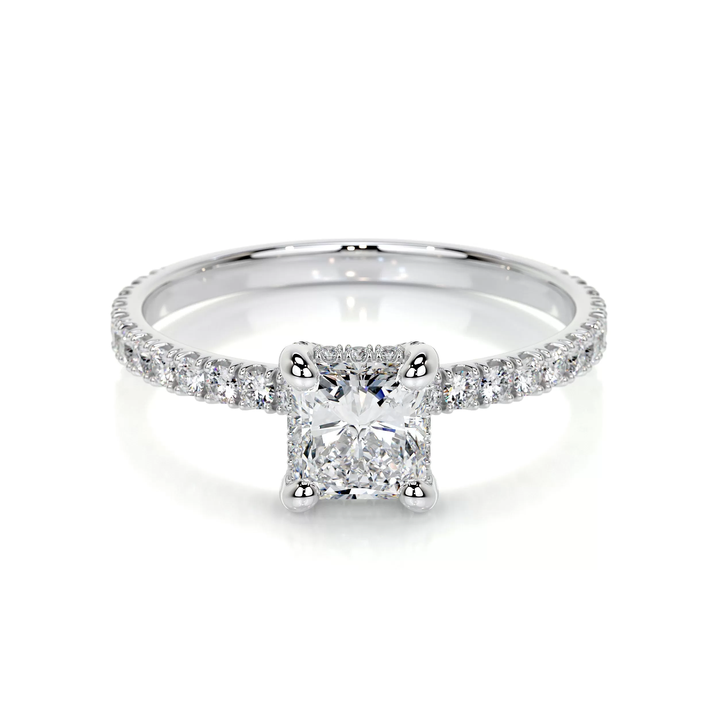 Deborah Lab Grown Diamond Ring -18K White Gold