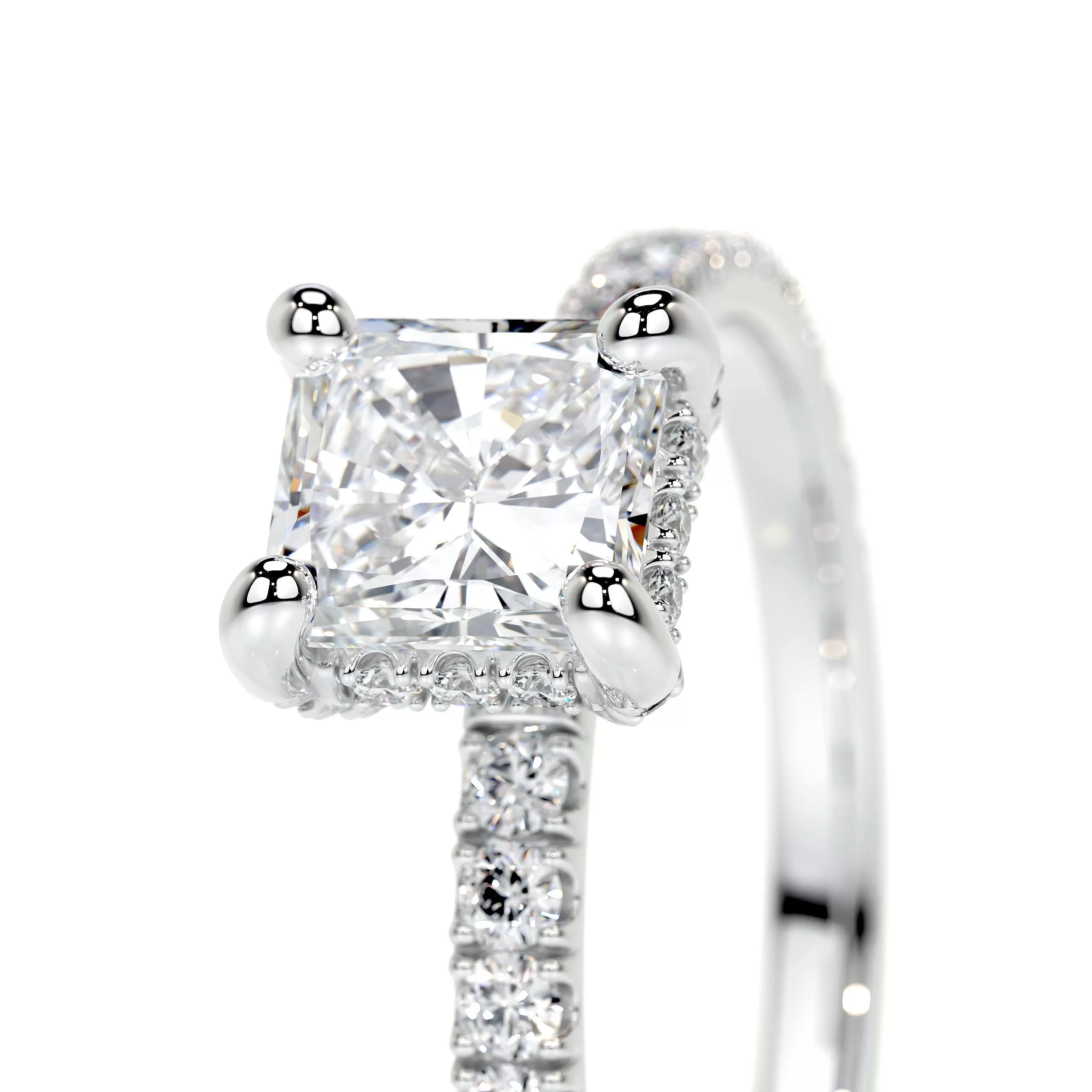 Deborah Lab Grown Diamond Ring -18K White Gold