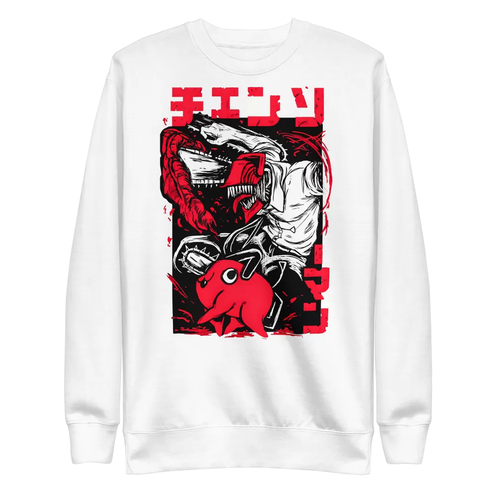 Denji Crewneck Sweatshirt Chainsaw Man