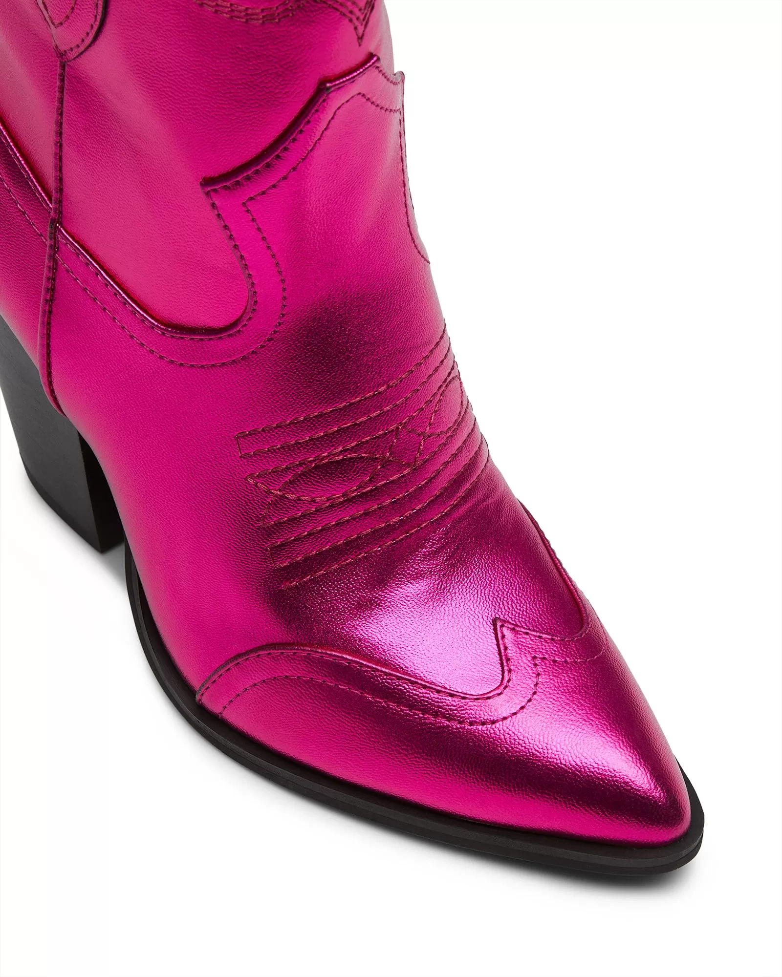 Duke Cowboy Boot Metallic Pink