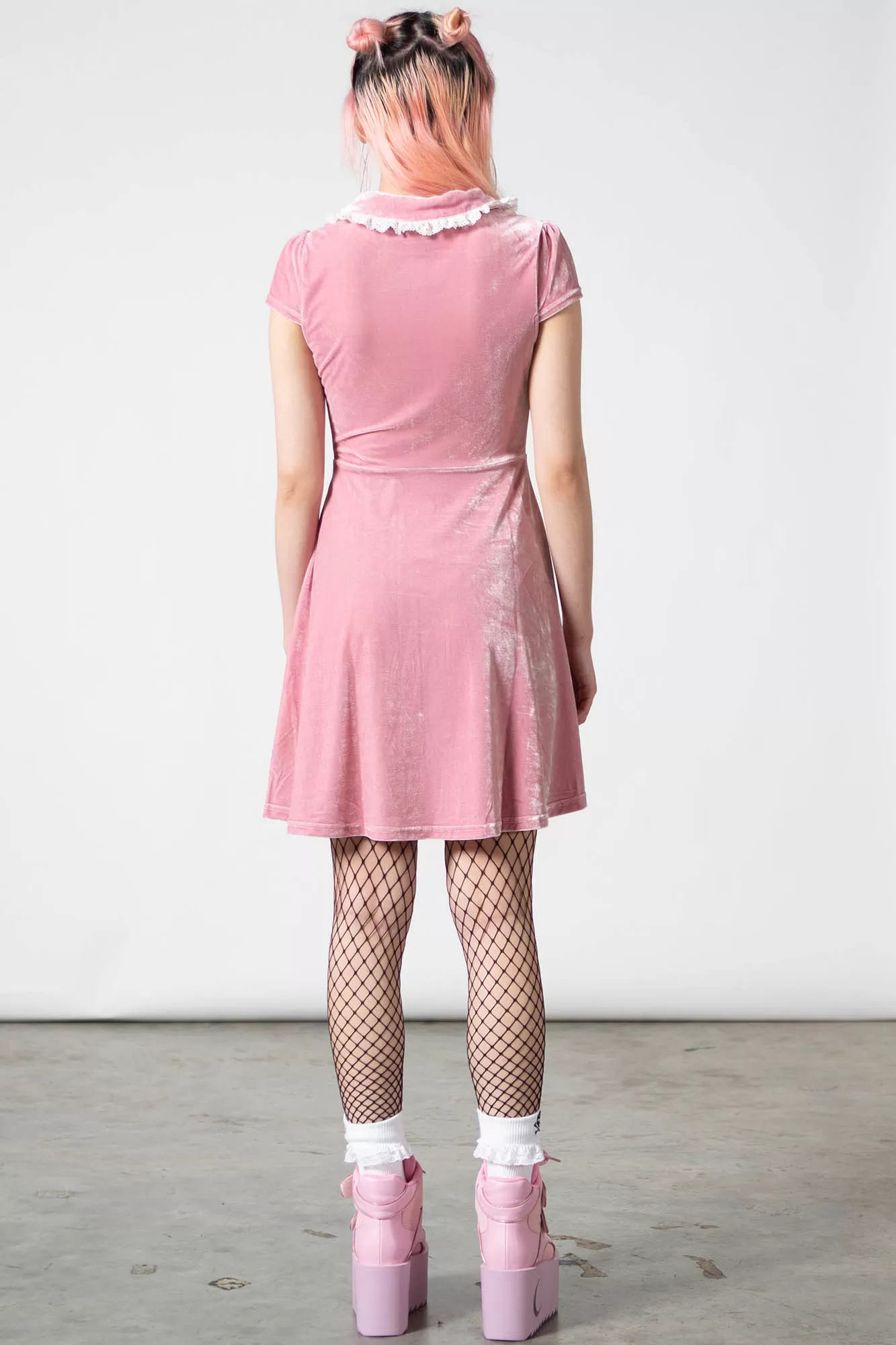 Every Mourning Collar Dress [PASTEL PINK] Resurrect